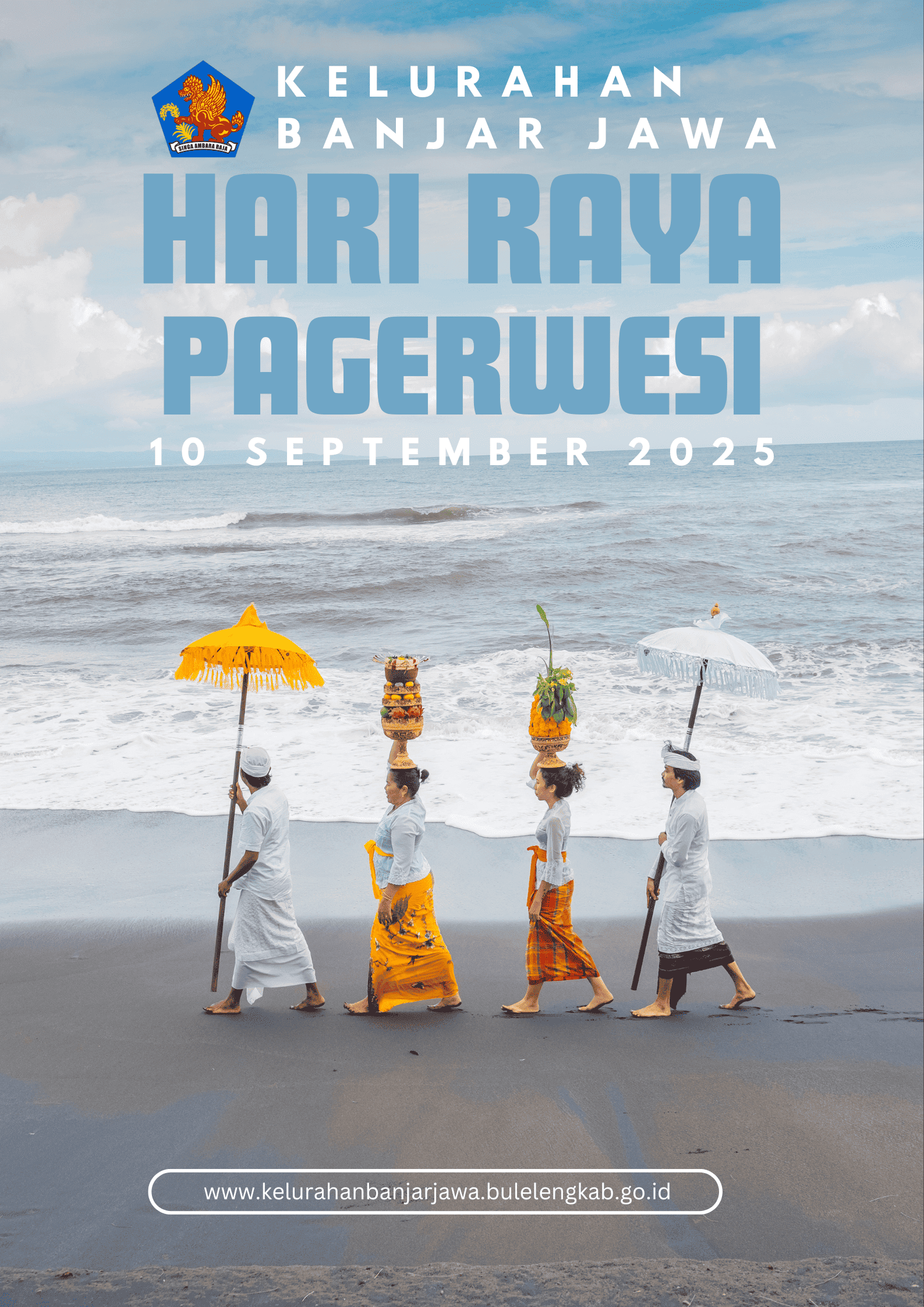 Kelurahan Banjar Jawa Mengucapkan Selamat Hari Raya Pagerwesi Tgl 10 September 2025
