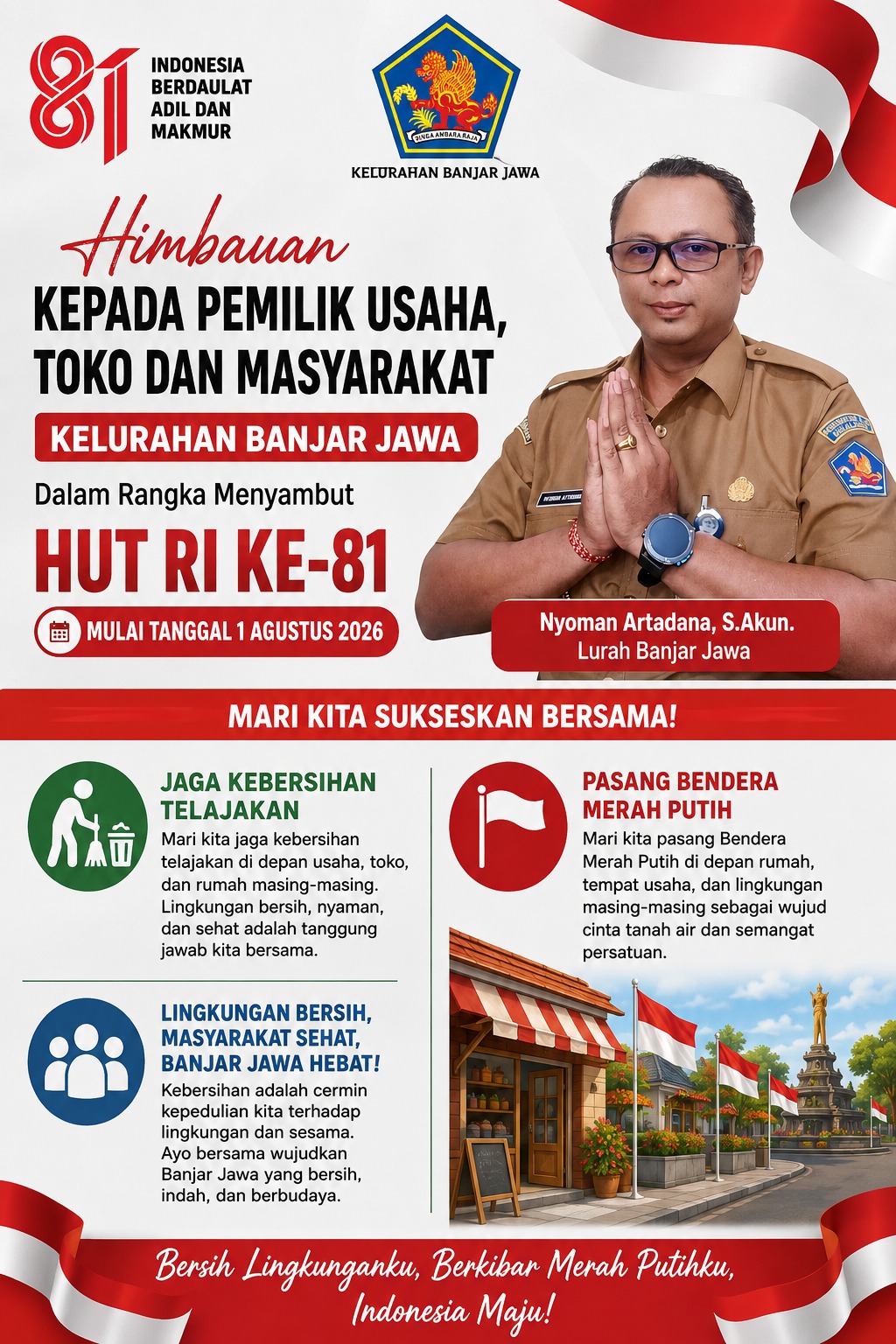 Mari Semarakkan HUT Kemerdekaan Republik Indonesia ke-81!