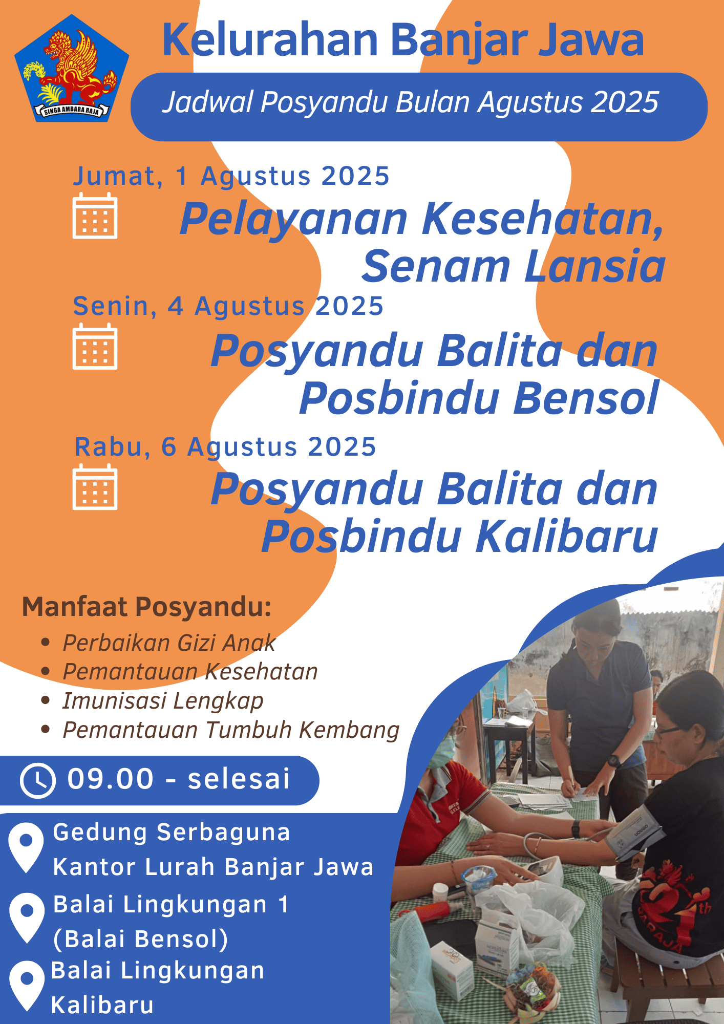 Jadwal Posyandu Bulan Agustus 2025
