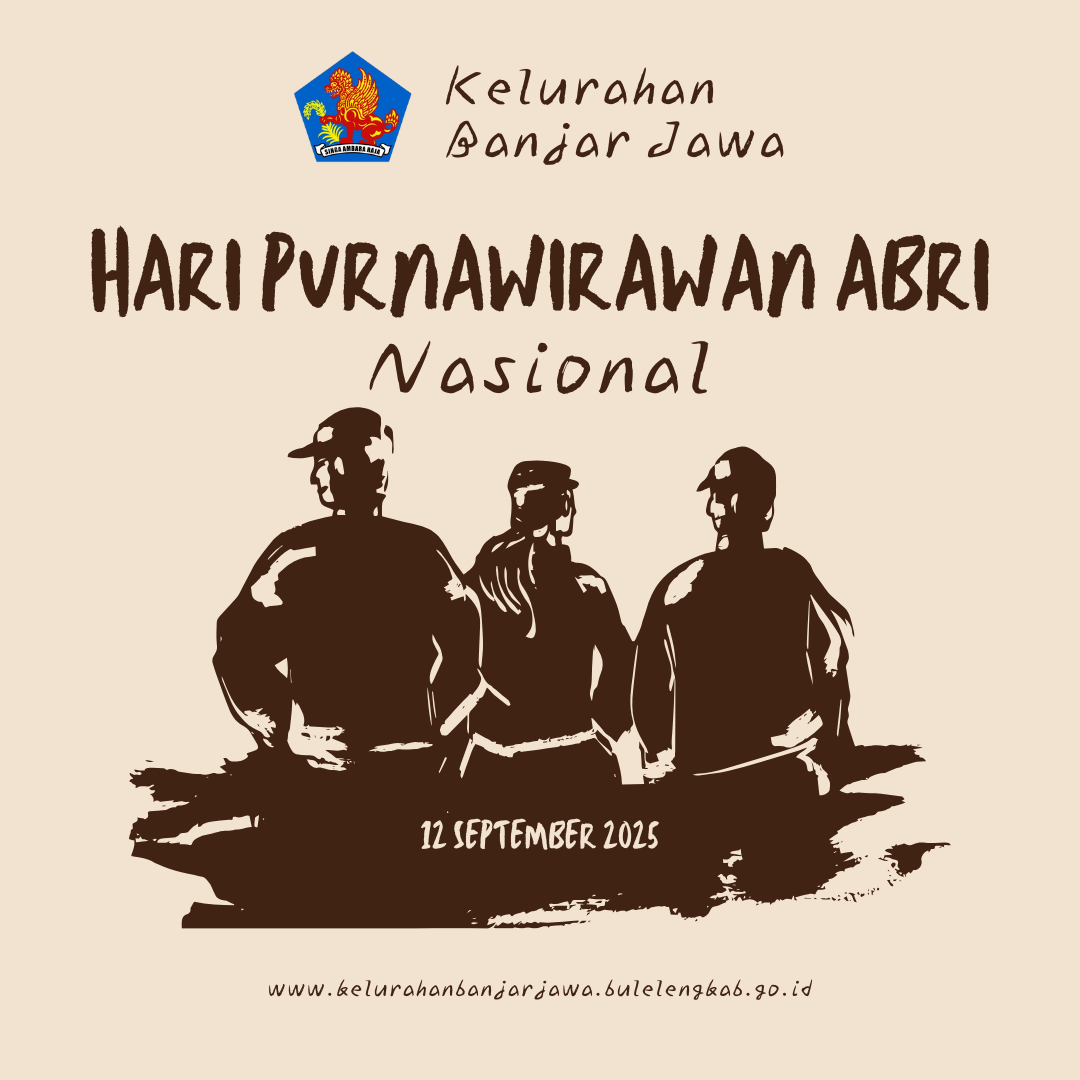 Kelurahan Banjar Jawa Mengucapkan Selamat Hari Purnawirawan ABRI tgl 12 September 2025