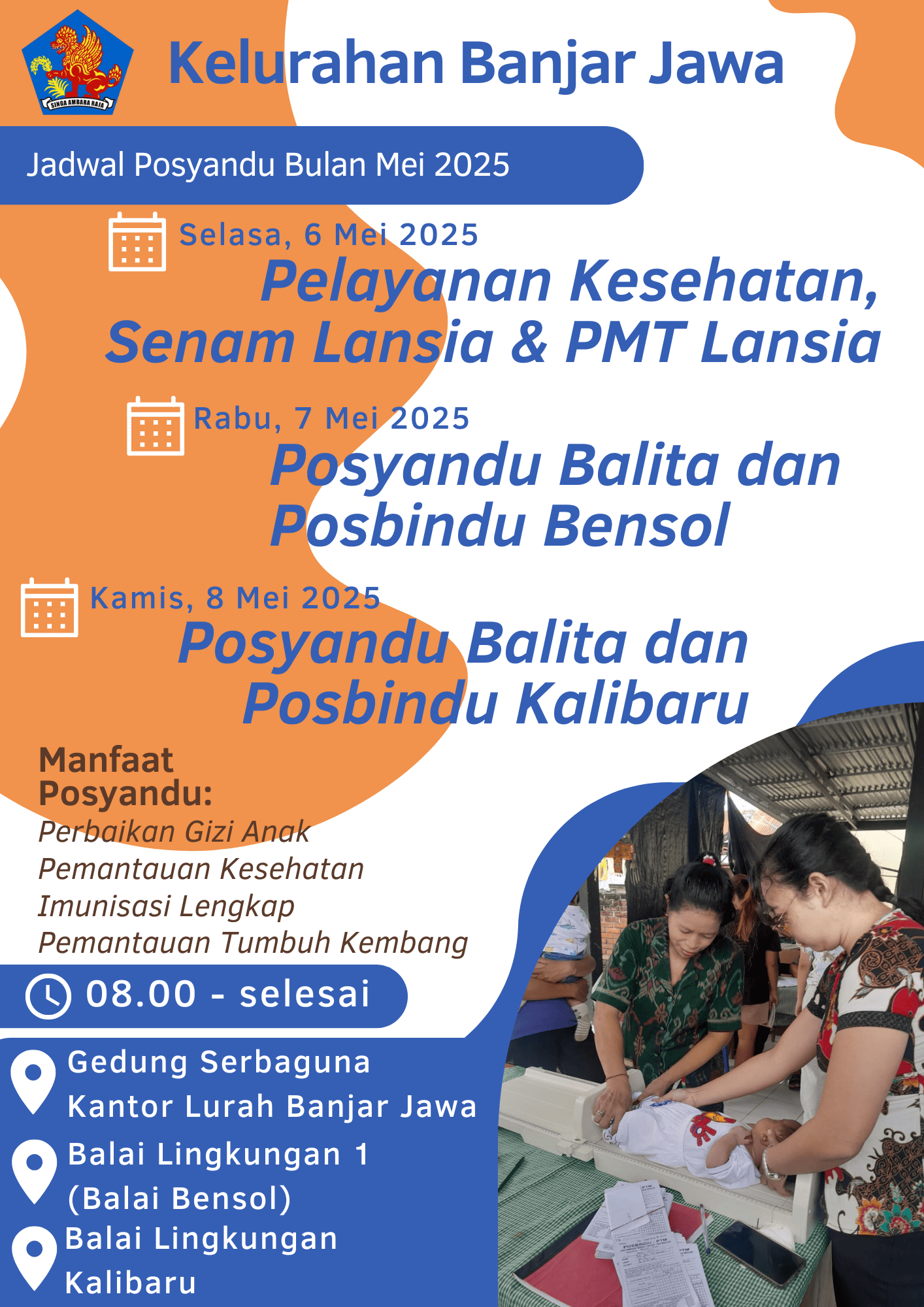 Jadwal Posyandu Bulan Mei 2025