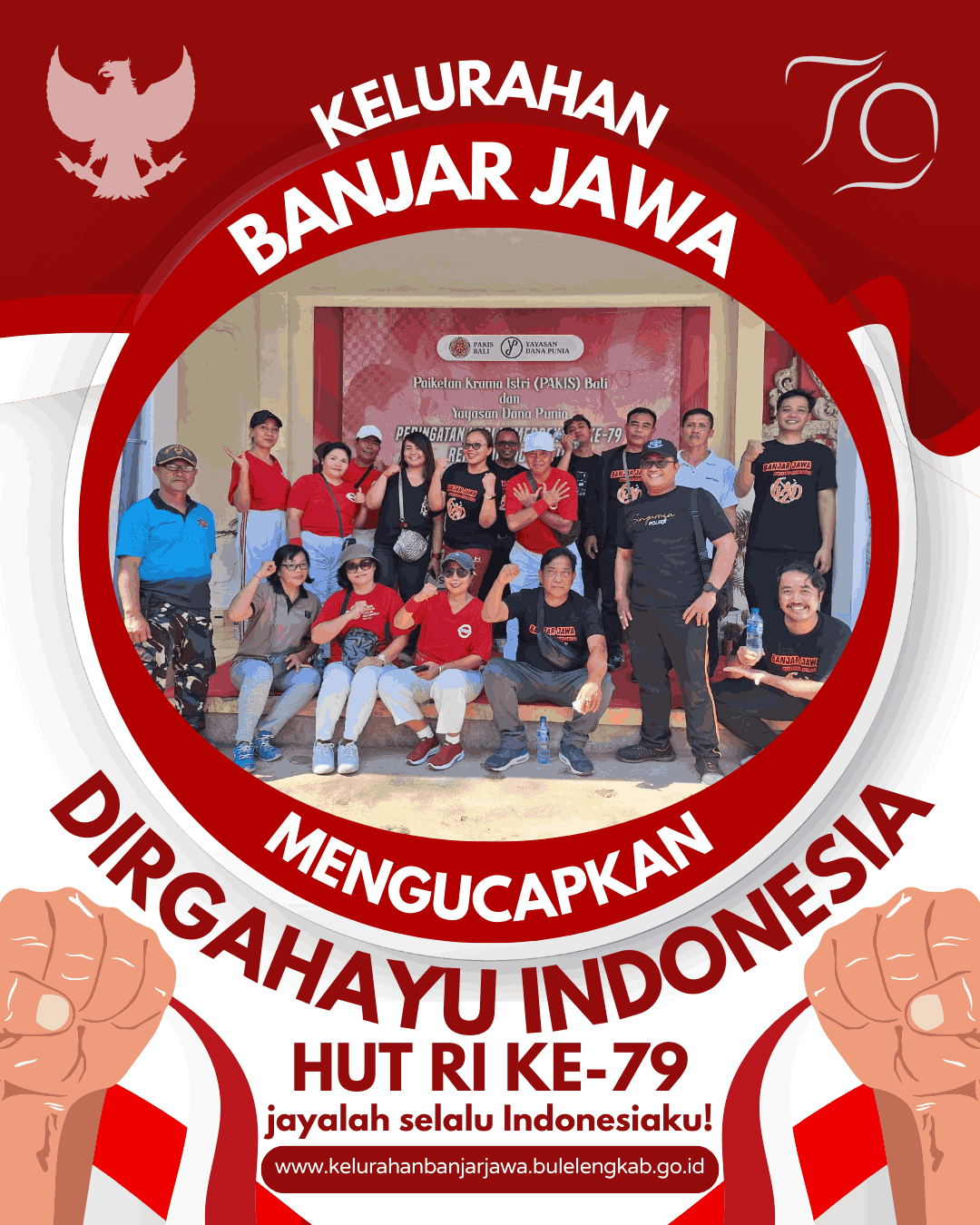 Kelurahan Banjar Jawa Mengucapkan Dirgahayu Indonesia HUT RI Ke-79. Jaya Selalu Indonesia Ku..