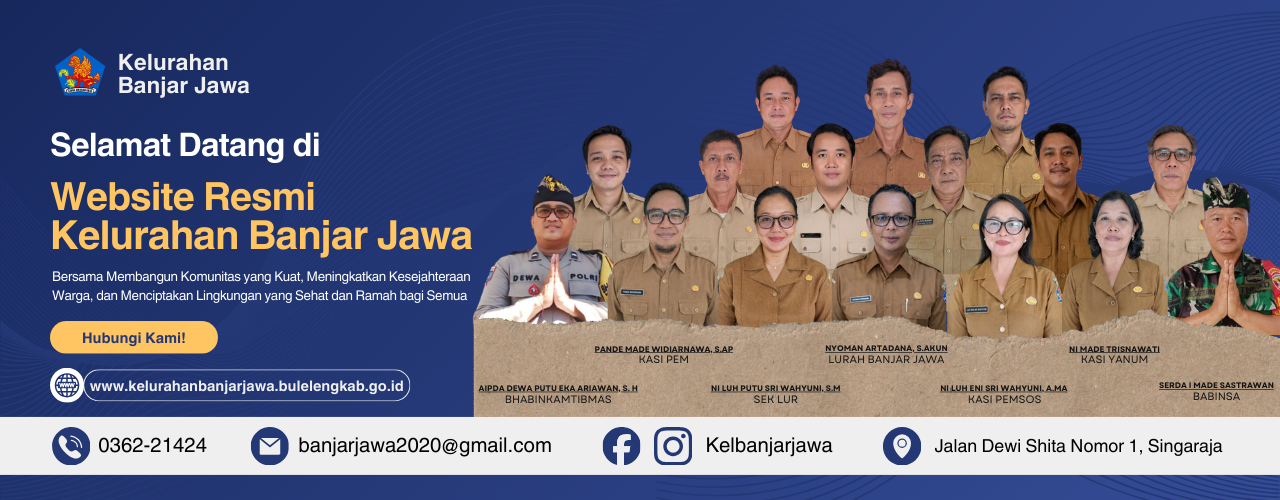 Website Resmi Kelurahan Banjar Jawa