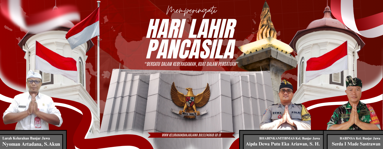 SELAMAT MEMPERINGATI HARI LAHIR PANCASILA 